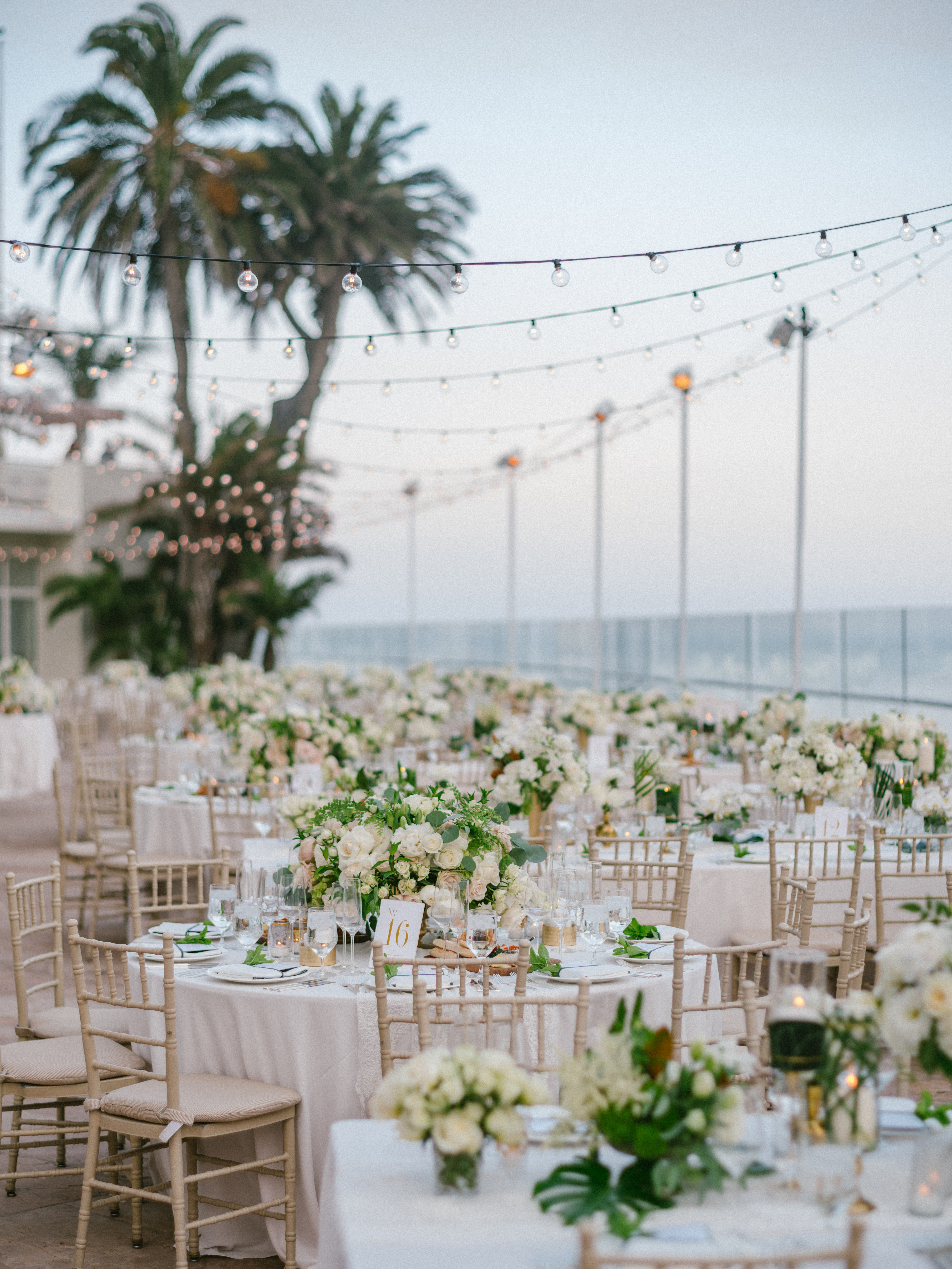 Summer Wedding with Palm Trees from Amy and Stuart Photography